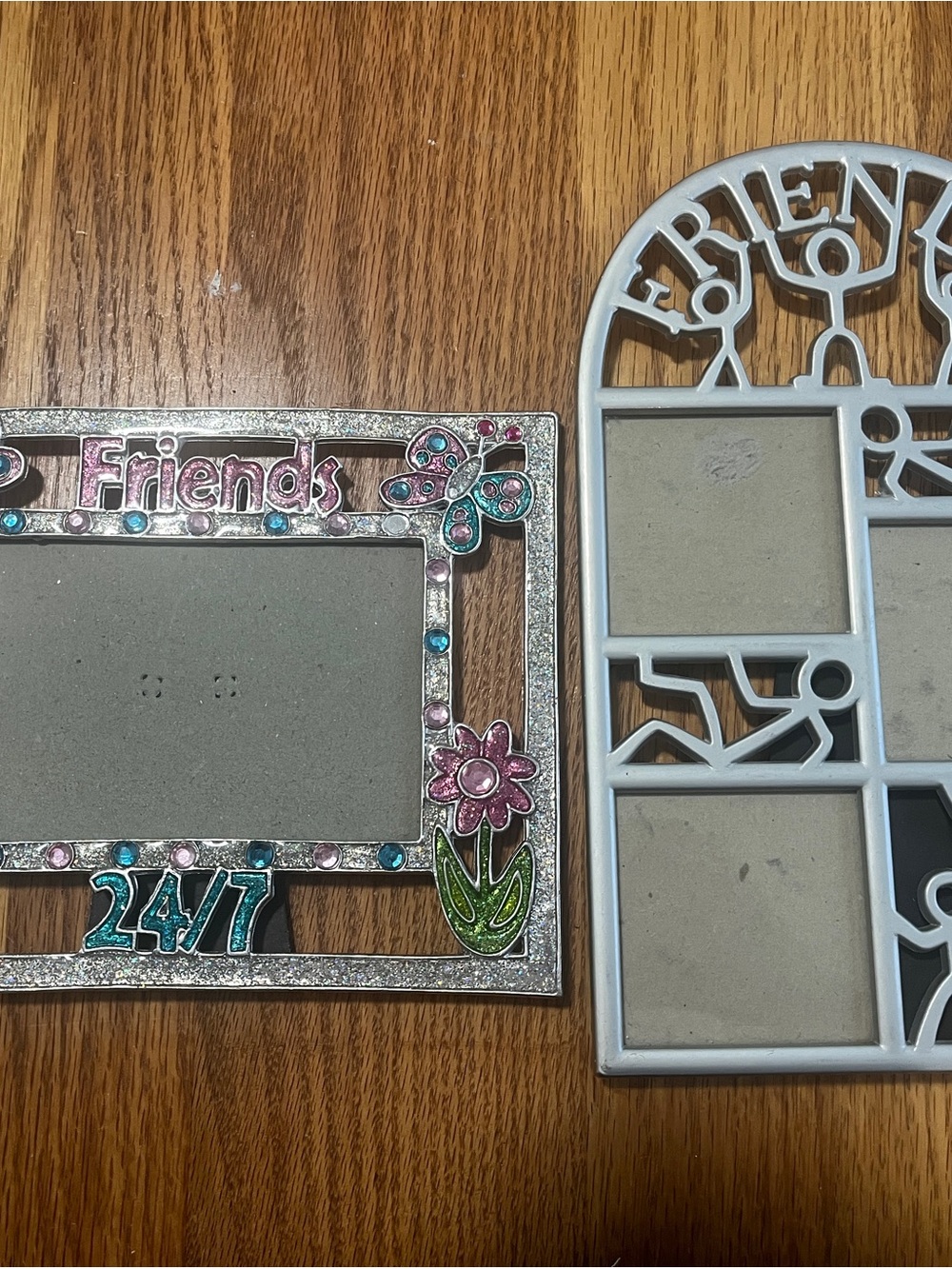 Friends Accent Photo Frame with Pink, Teal, Green Accents
